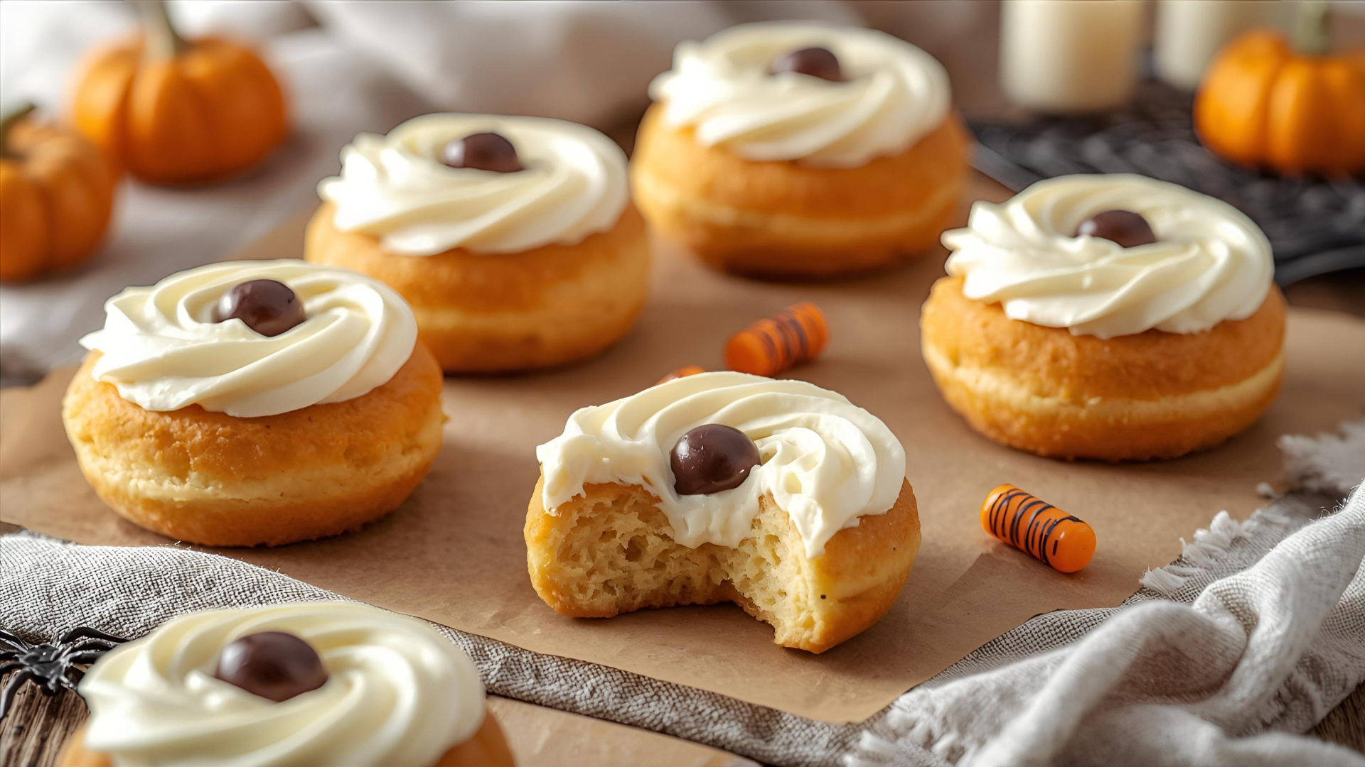 One-Eyed Cream Donuts