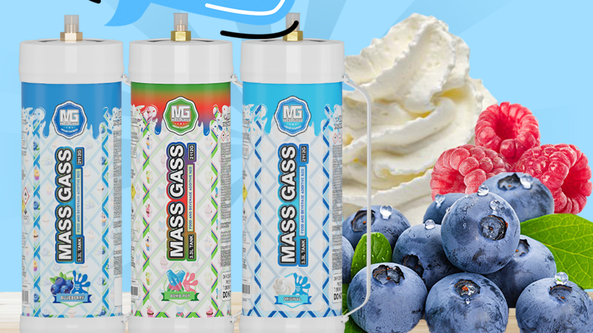  flavored cream chargers