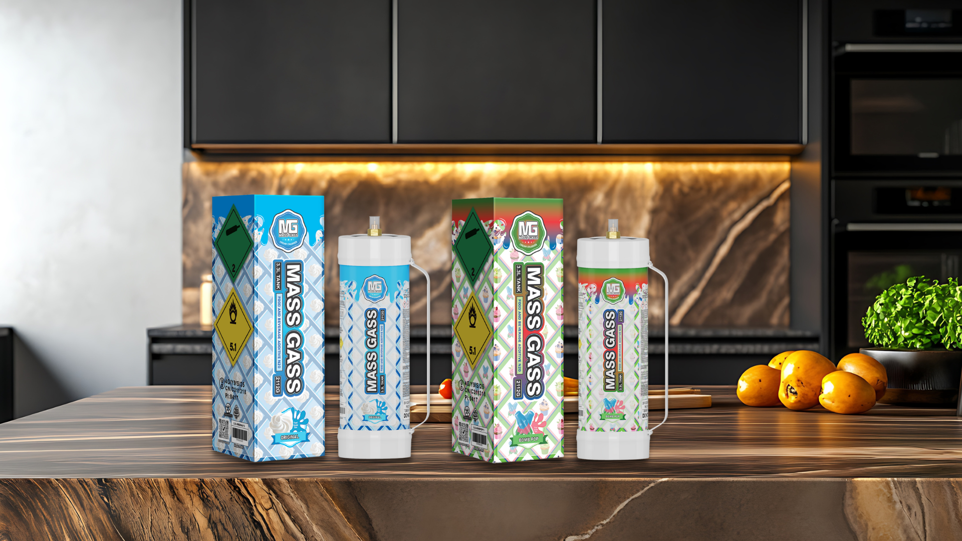 Large Cream Charger Tanks