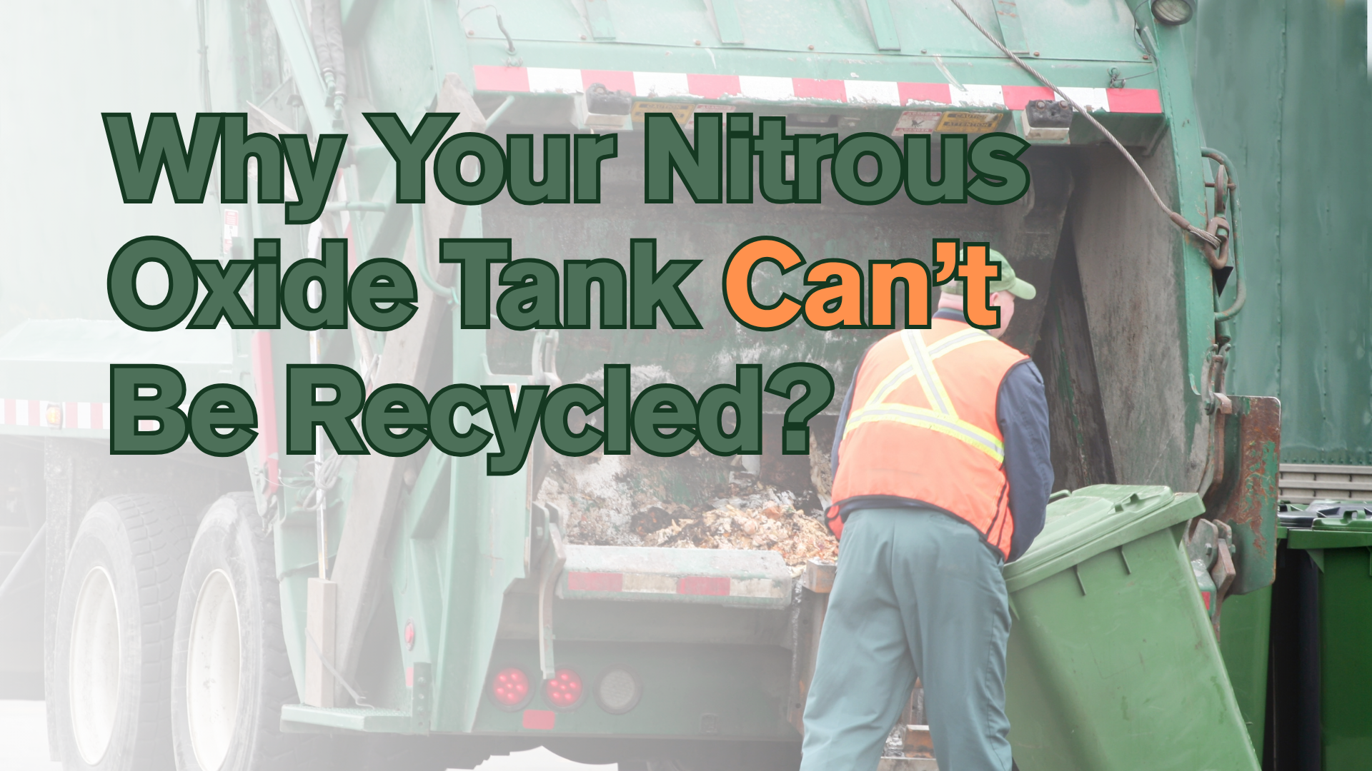 Why Your Nitrous Oxide Tank Can’t Be Recycled