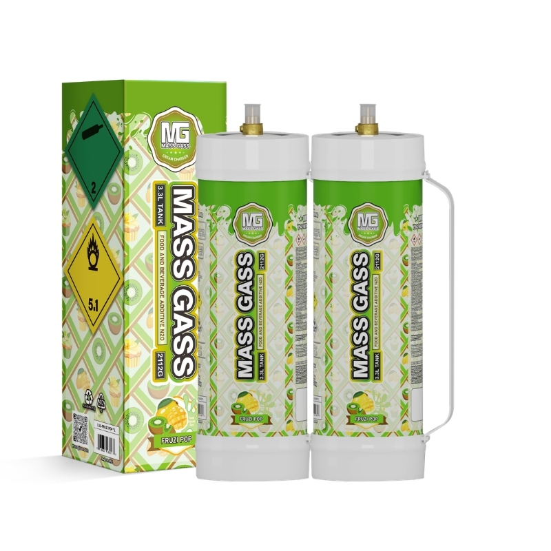 Massgass Fruzi Pop 3.3L (2112g) Flavor-Infused N2O Cylinder