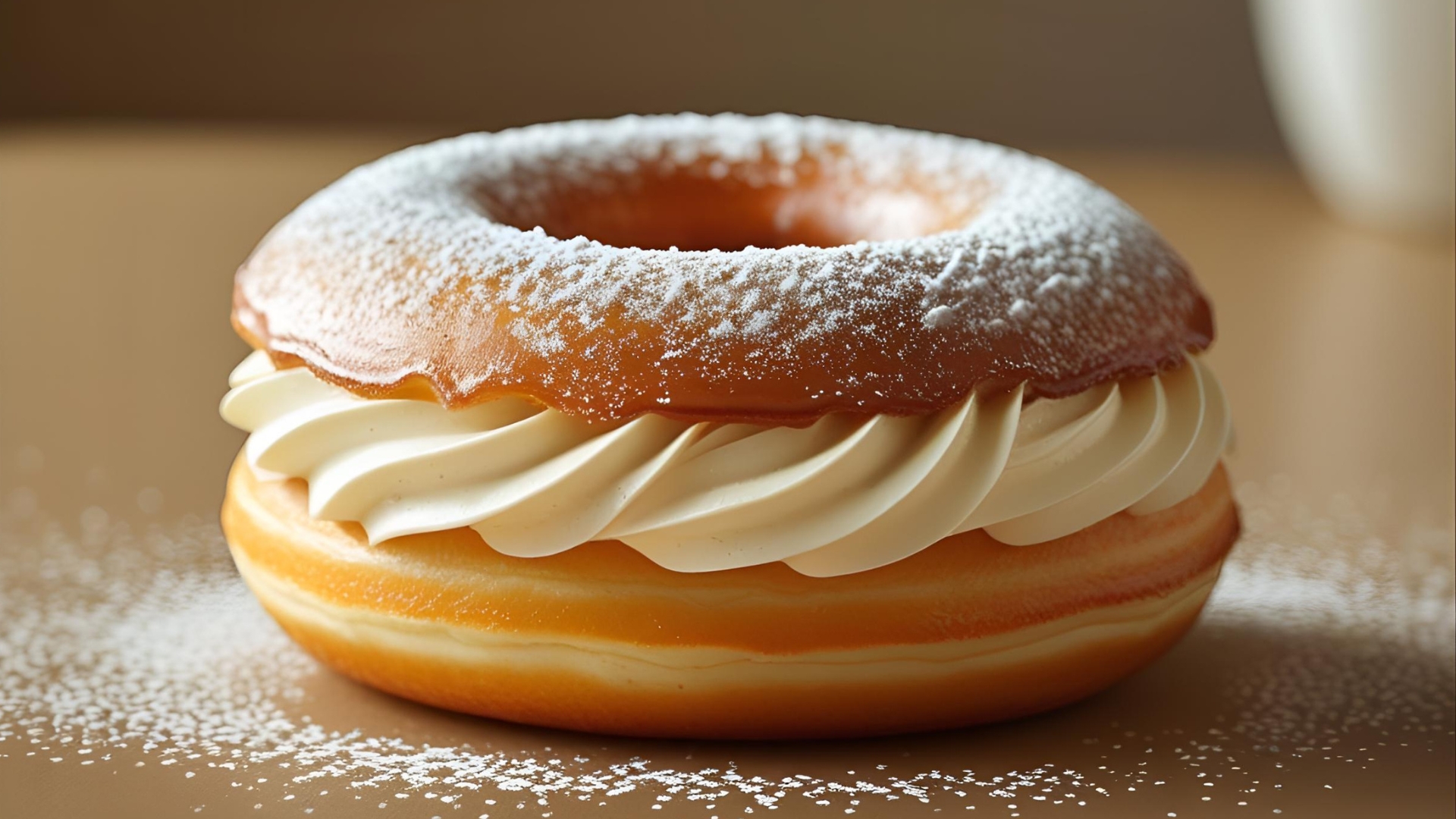 Fluffy Whipped Cream Donuts
