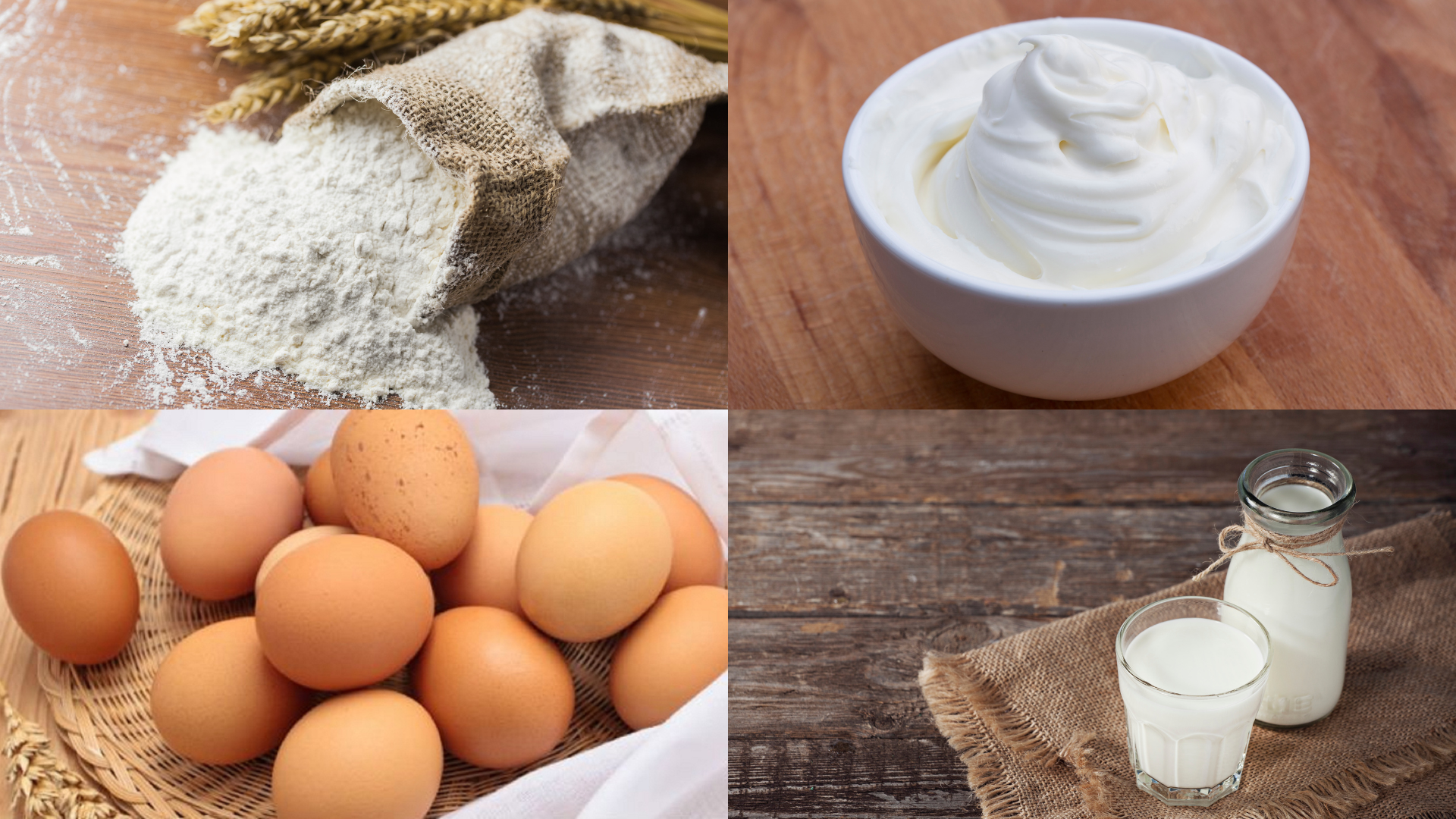 ingredients for birthday cake