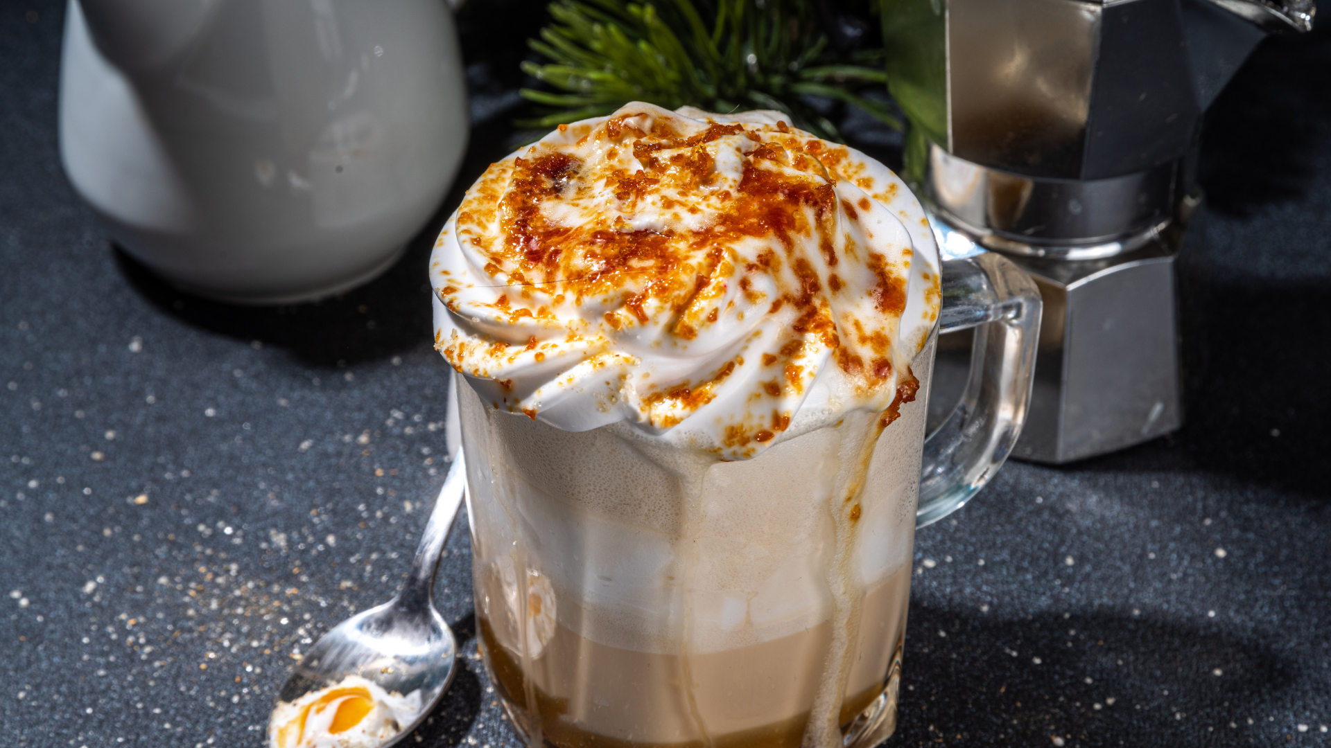 Salted Caramel Milk Cap Tea