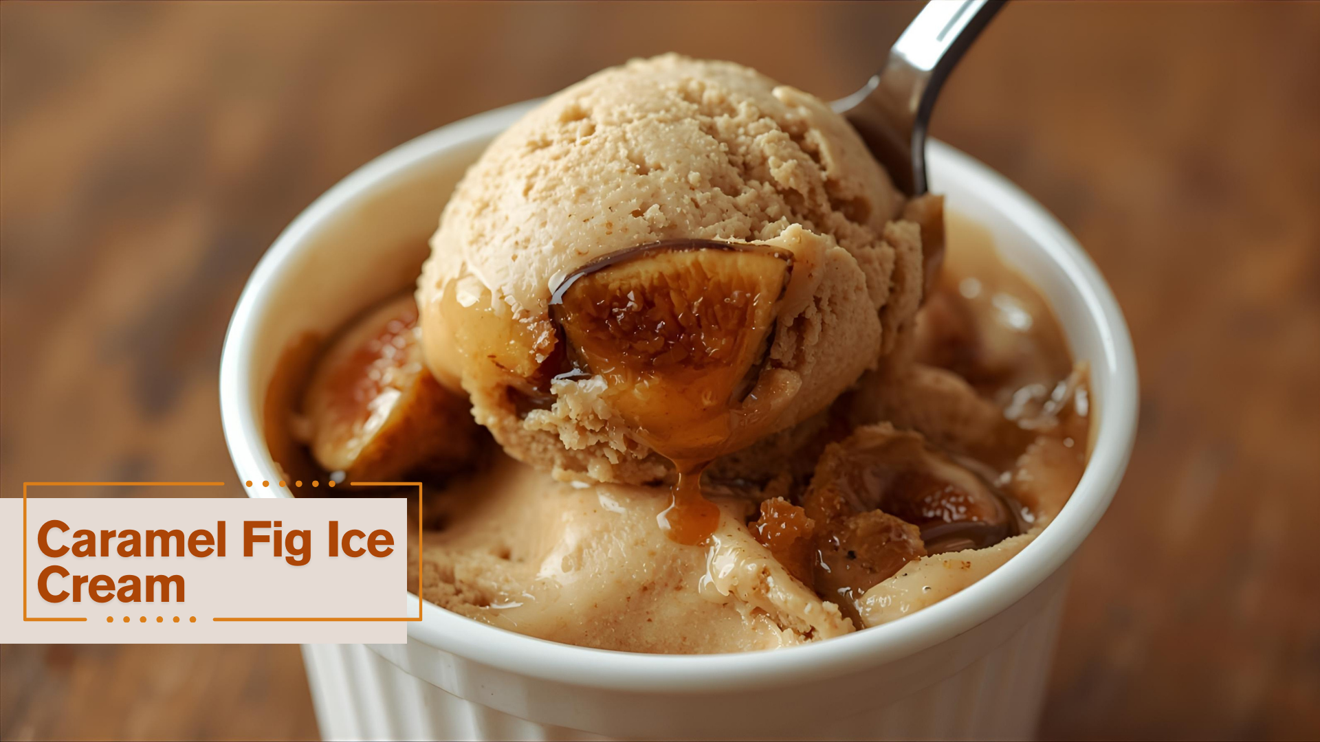Caramel Fig Ice Cream recipe