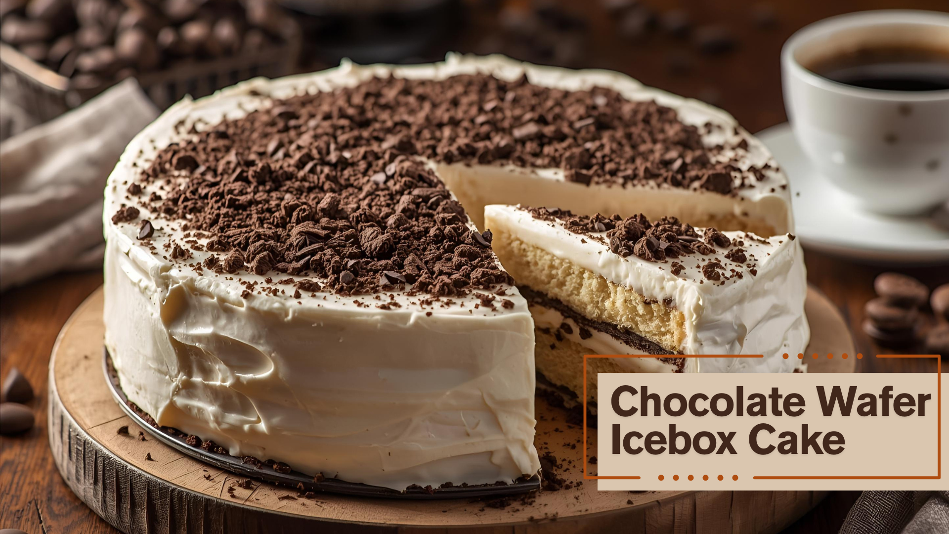 Chocolate Wafer Icebox Cake