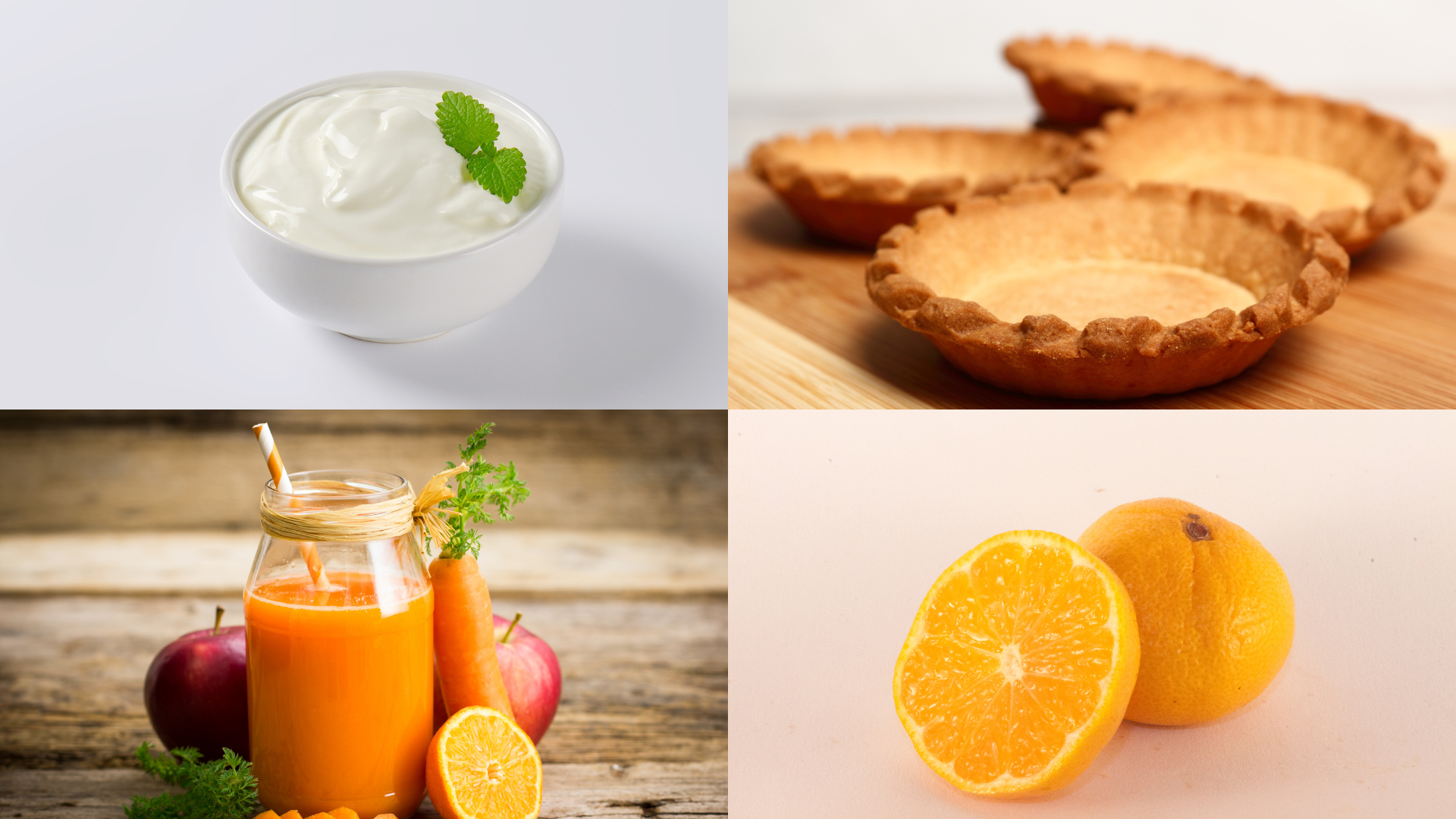 ingredients for Satsuma Cream Tart