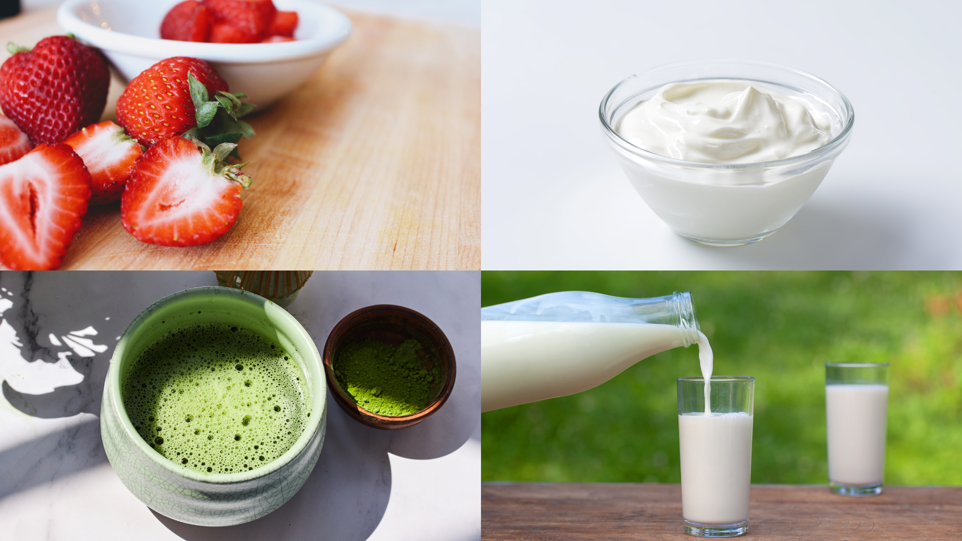 ingredients of Strawberry Milk