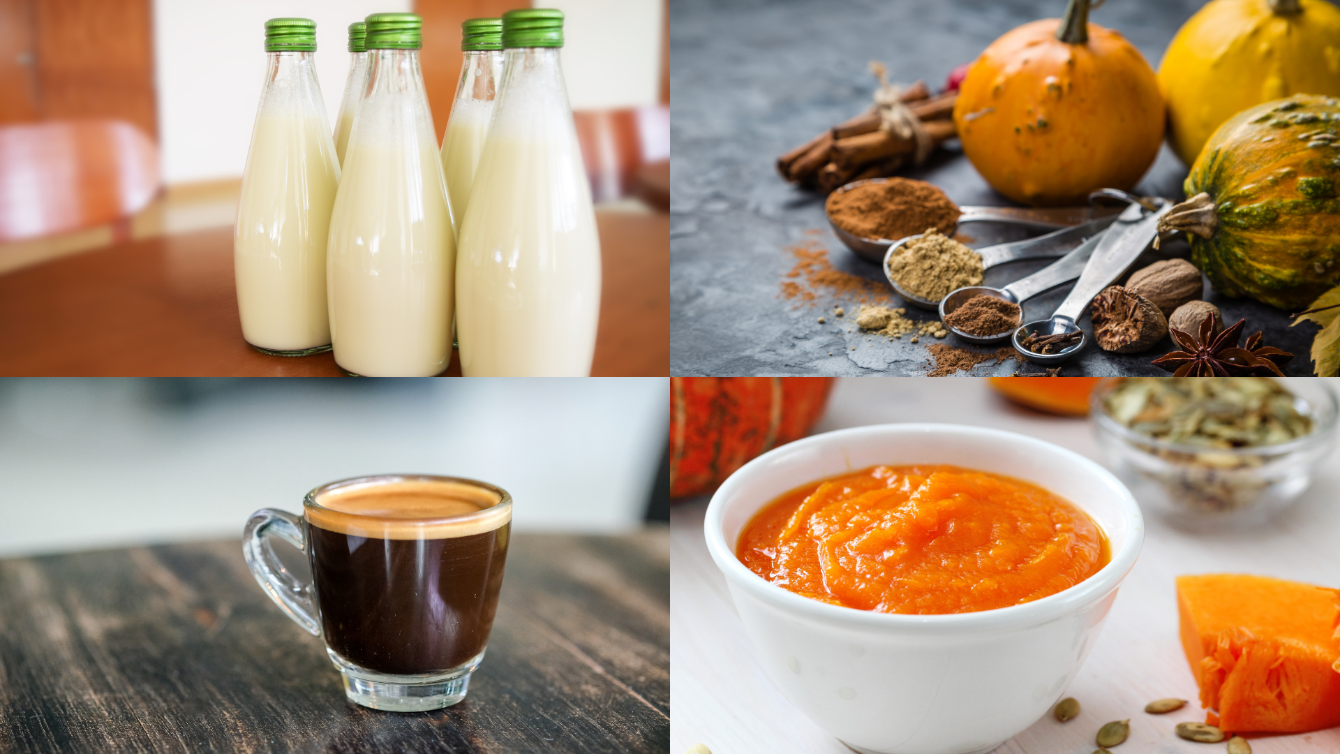 ingredients of Pumpkin Spice Latte