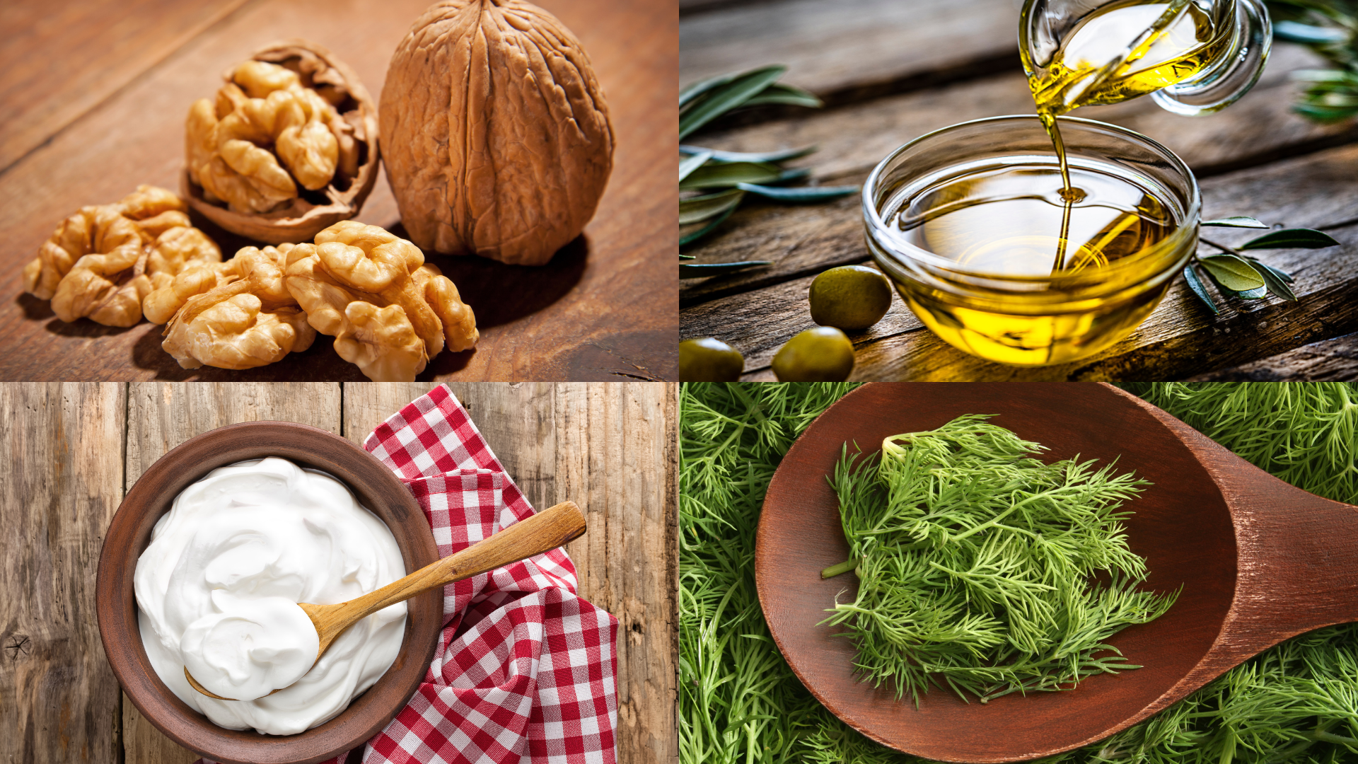 ingredients of Classic Bulgarian Cold Soup