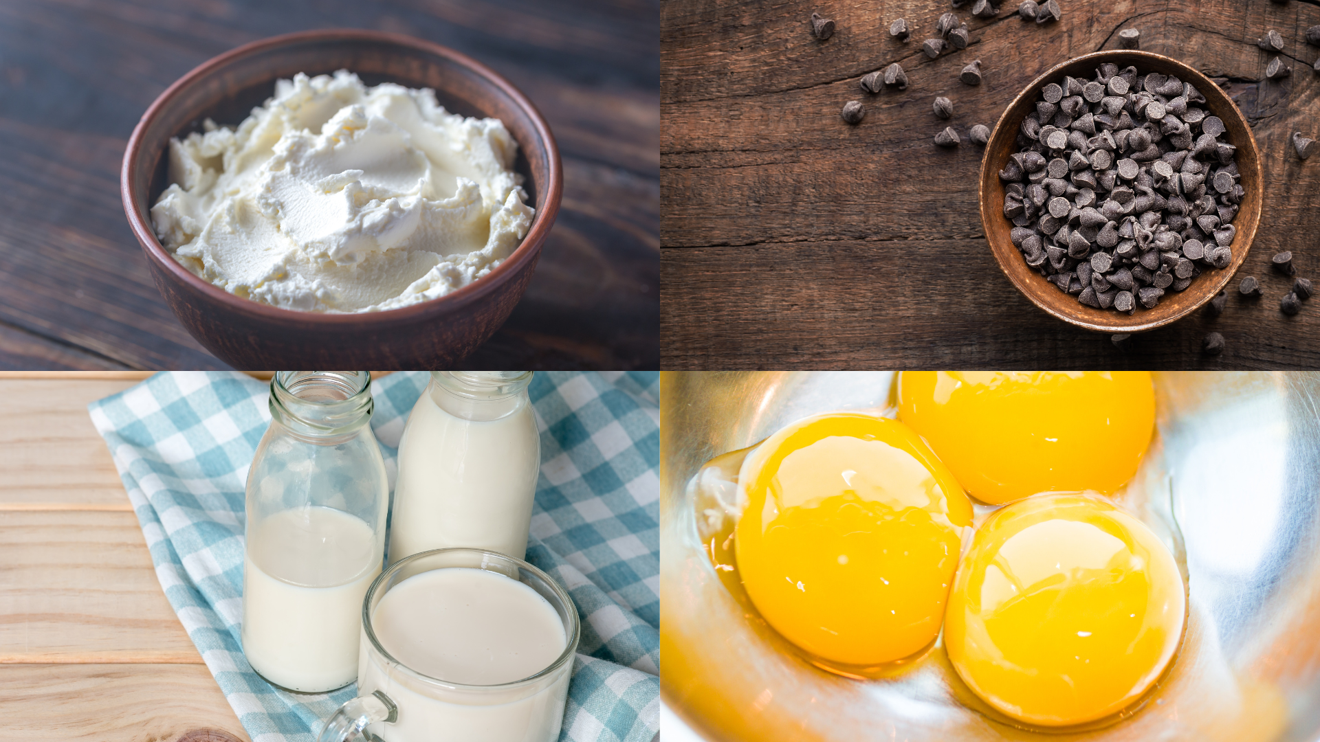 ingredients of Ghost-Faced Cream Pies