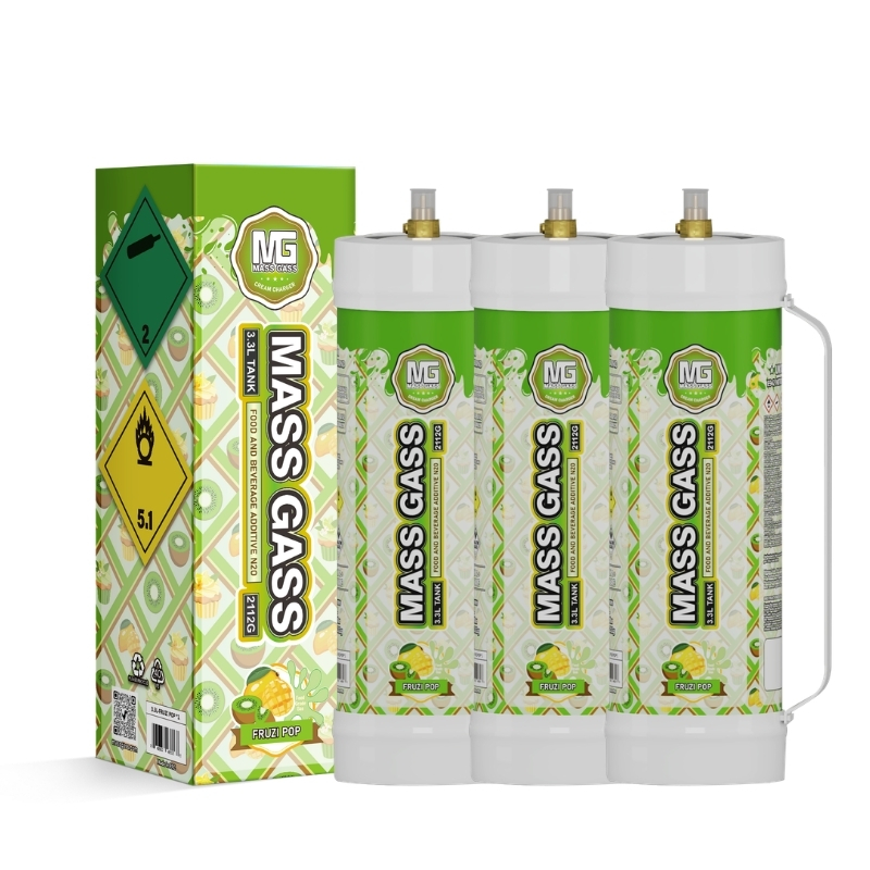 Massgass Fruzi Pop 3.3L (2112g) Flavor-Infused N2O Cylinder