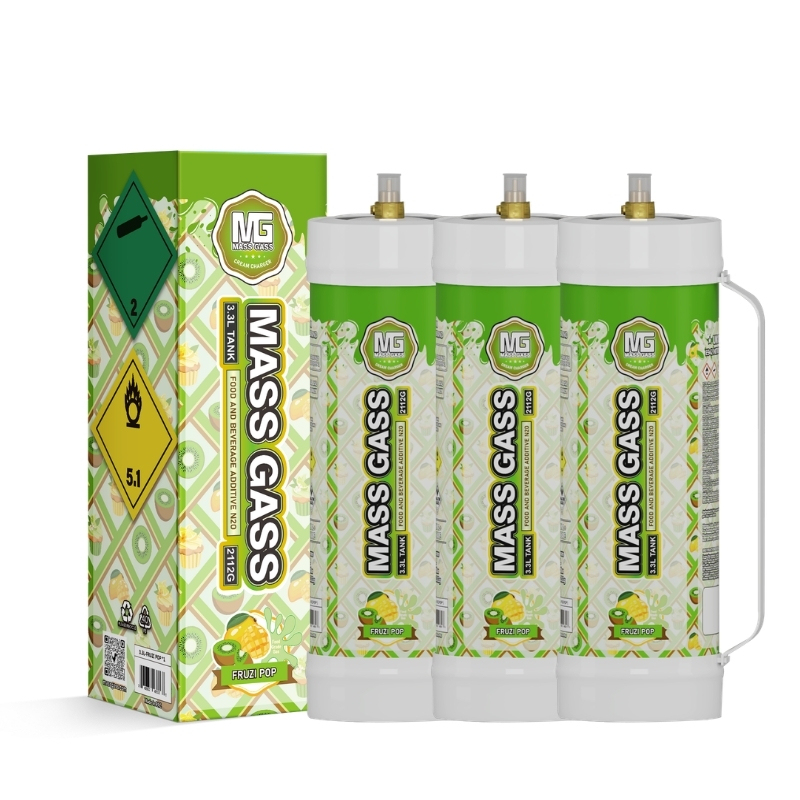 Massgass Fruzi Pop 3.3L (2112g) Flavor-Infused N2O Cylinder