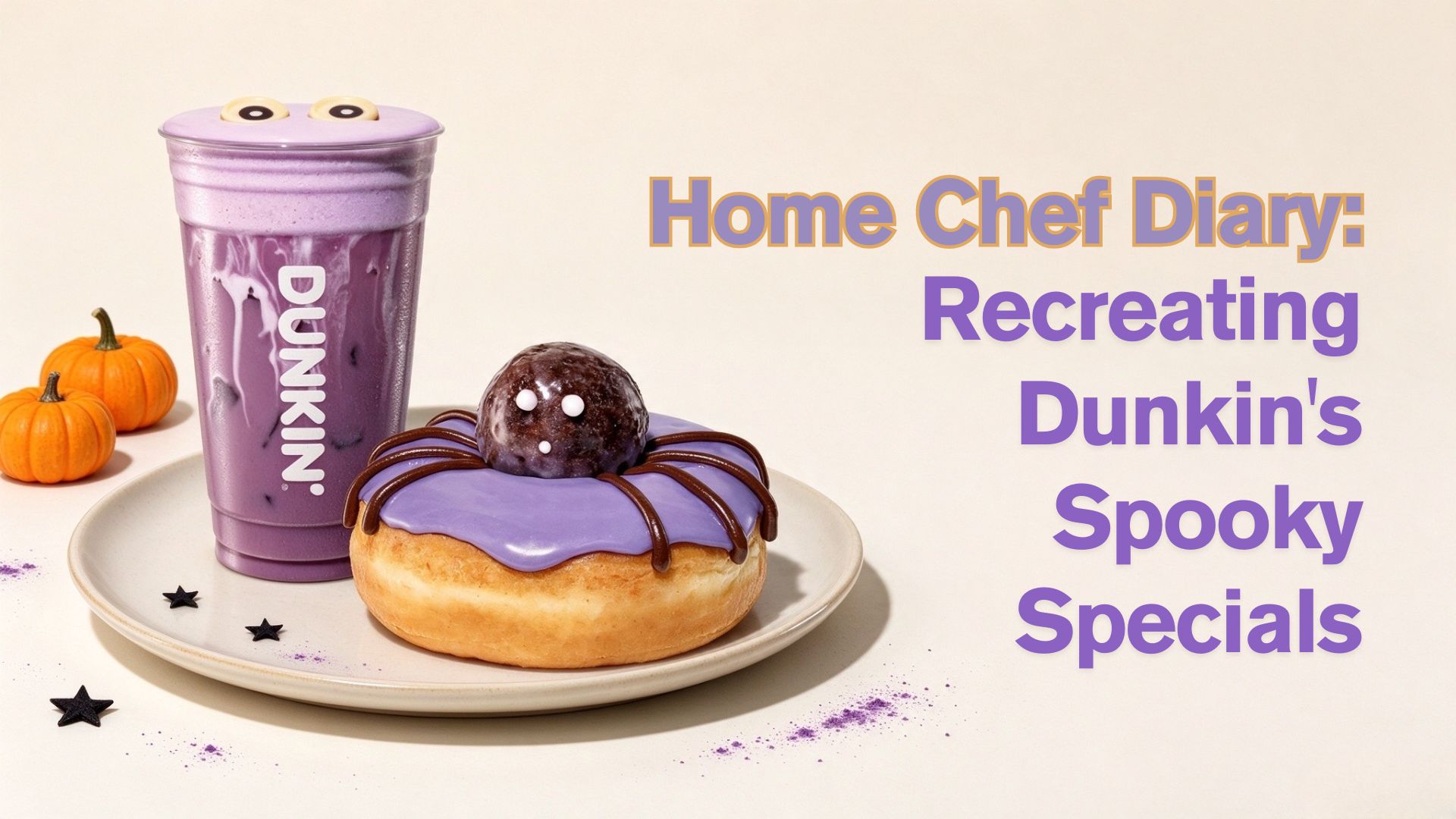 Home Chef Diary: Recreating Dunkin's Spooky Specials