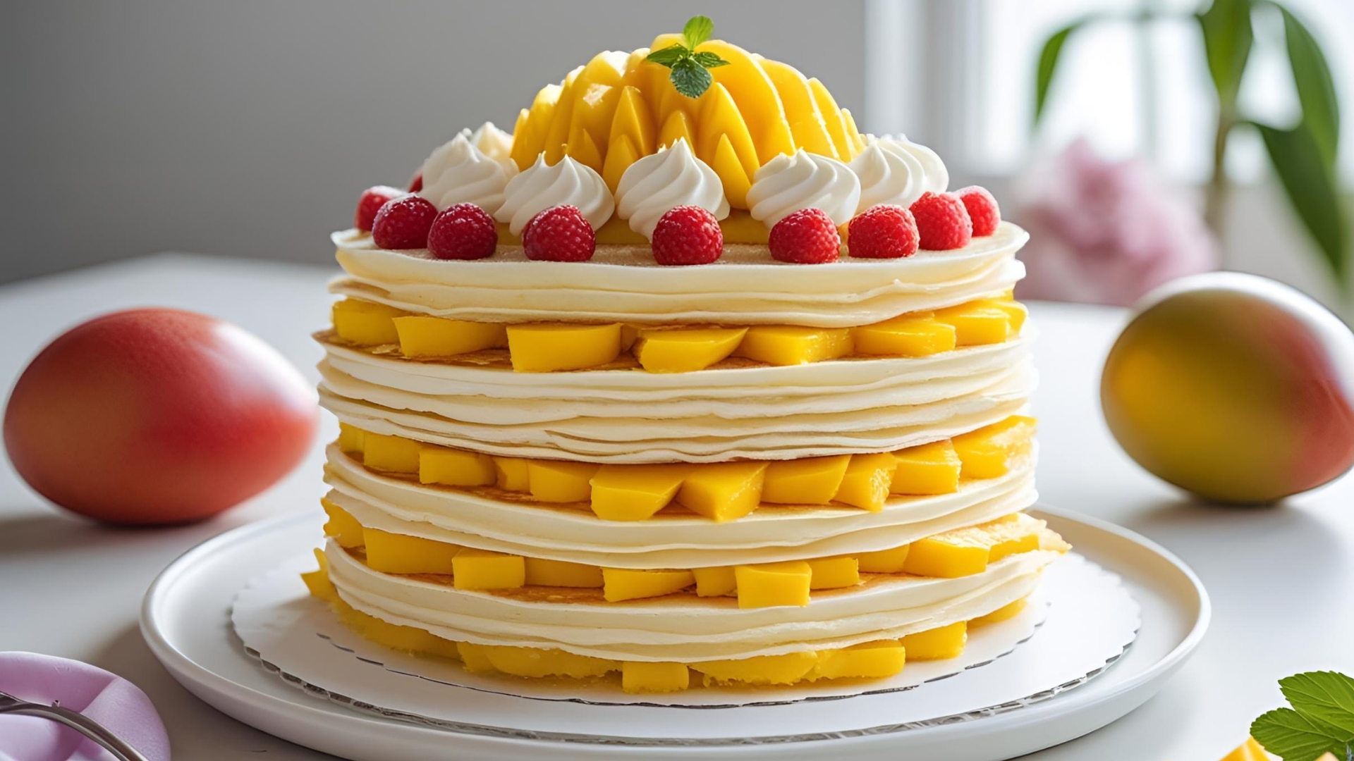 Mango Mille Crepes
