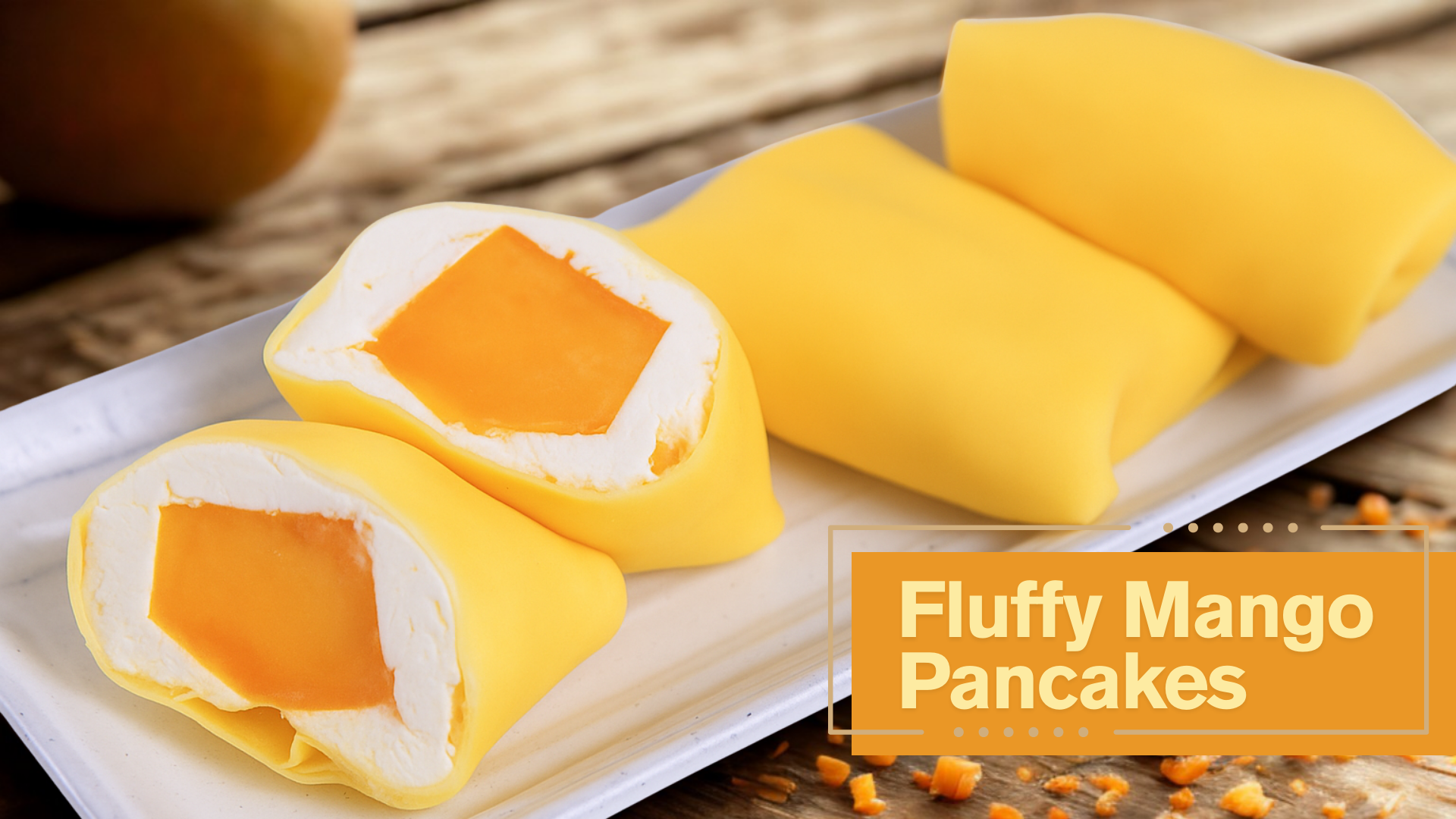 Fluffy Mango Pancakes