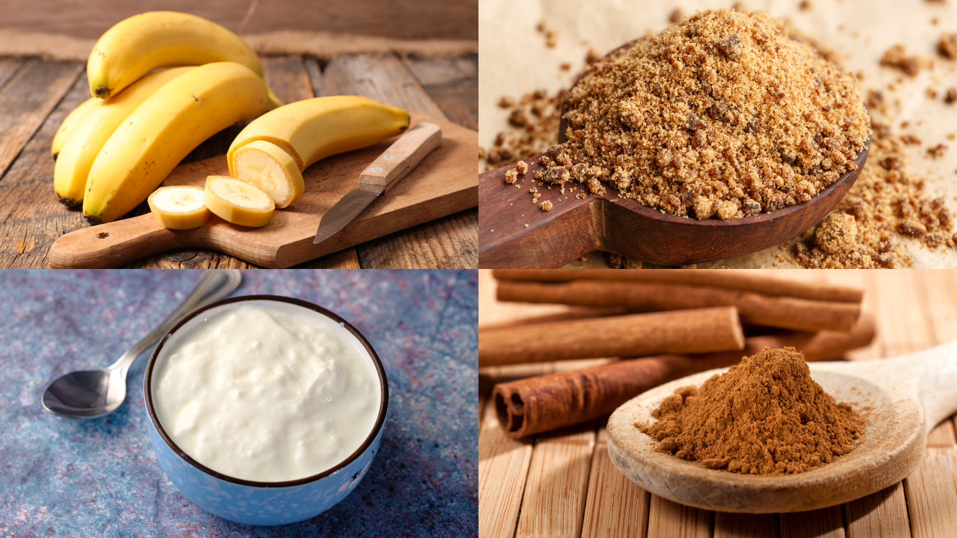 ingredients for Banana Bundt Cake