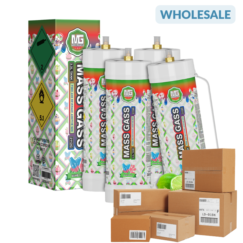 MassGass wholesale cream charger tank,food grade nitrous oxide cylinder
