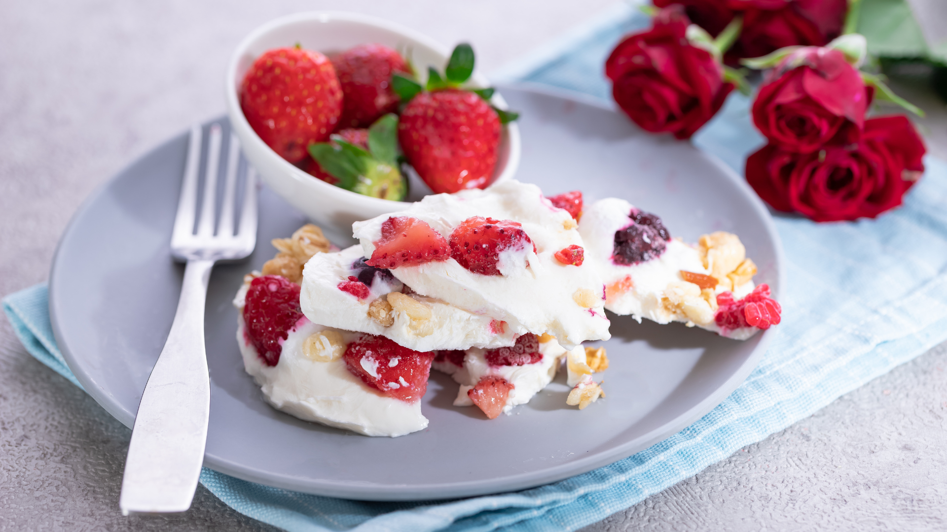 Store Berry Yogurt Bark