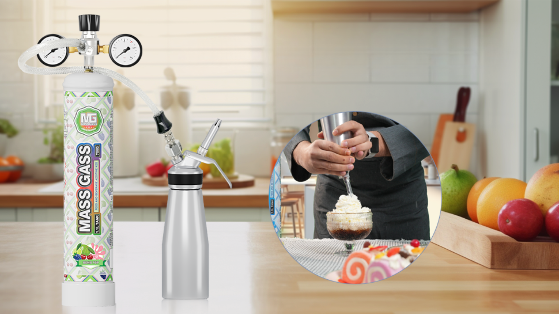 How to Use a Large Cream Charger Tank