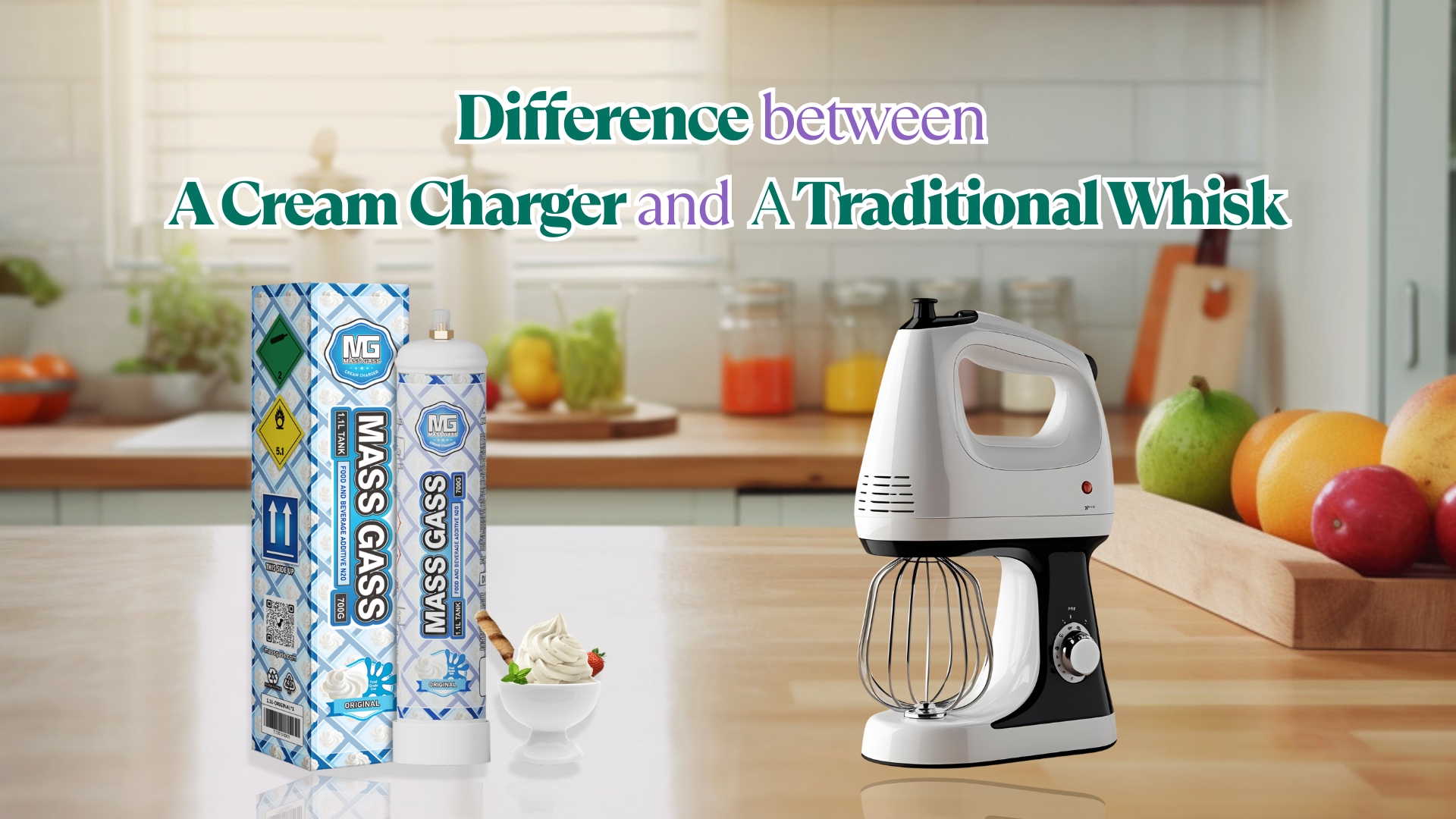 What's the Difference Between a Cream Charger and a Traditional Whisk?