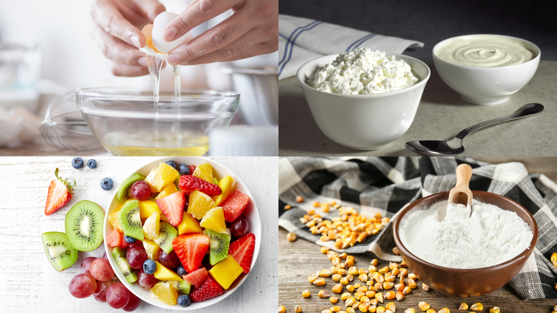 ingredients for Pavlova