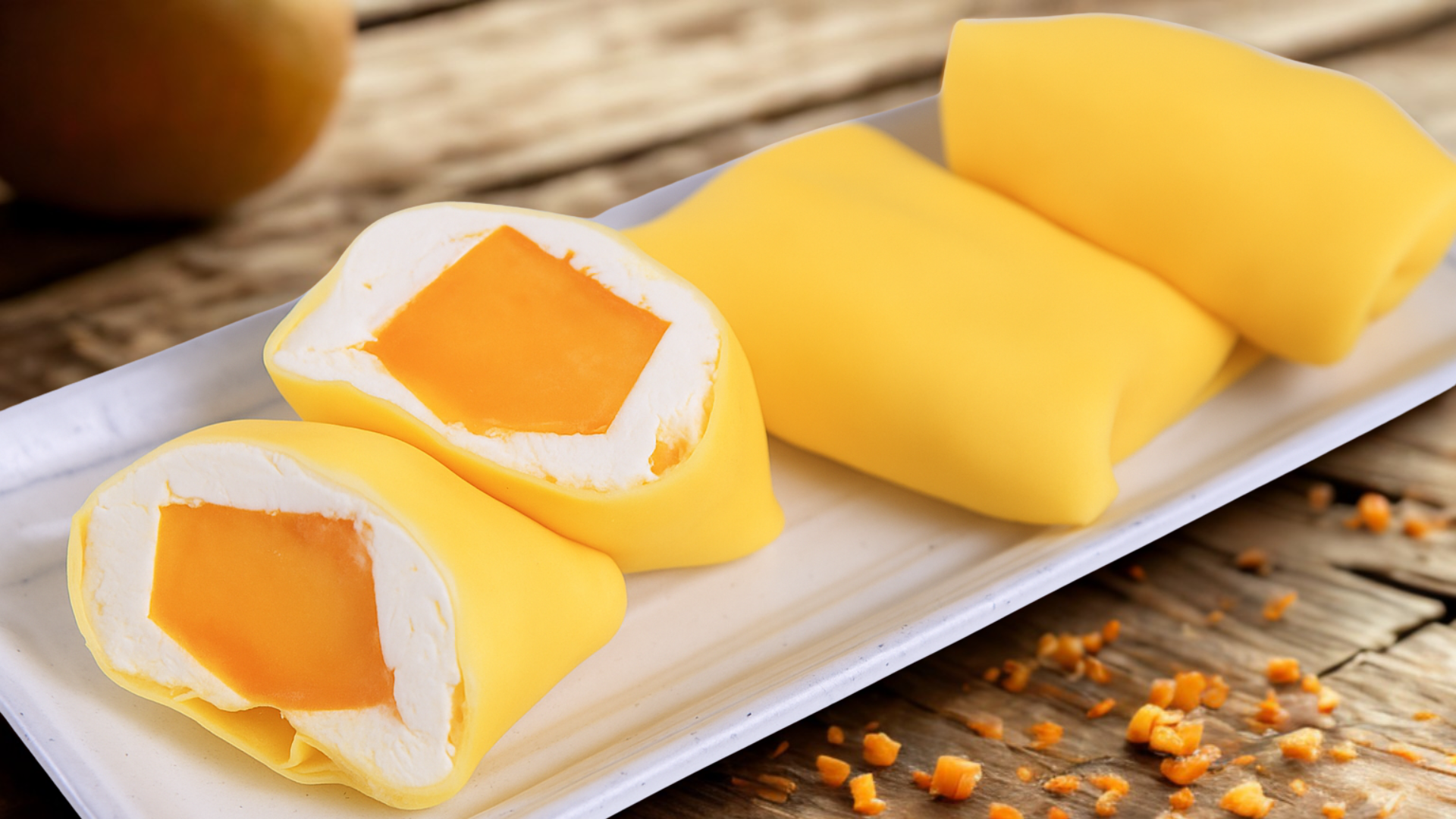 Fluffy Mango Pancakes