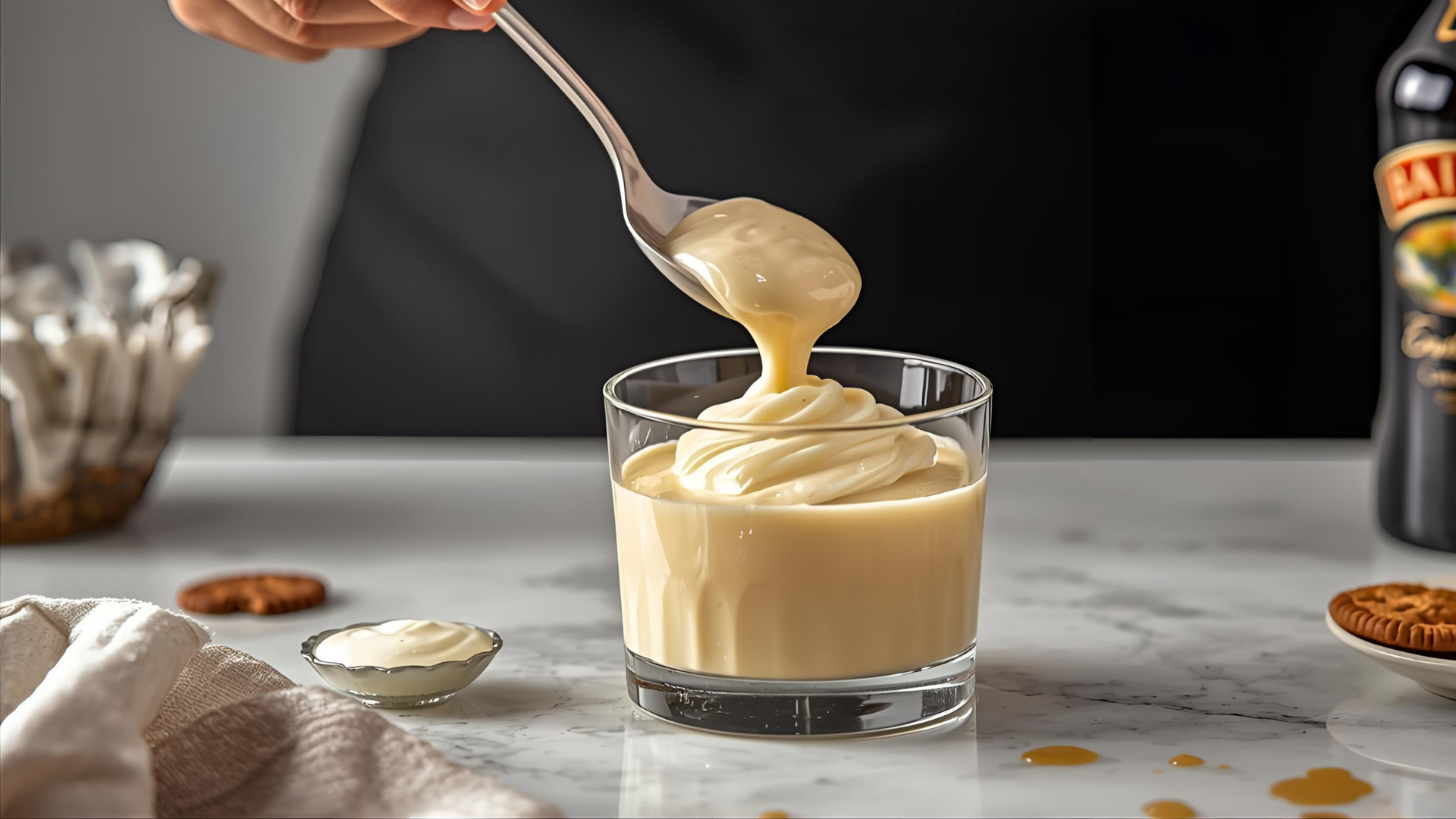 Create the Baileys Custard