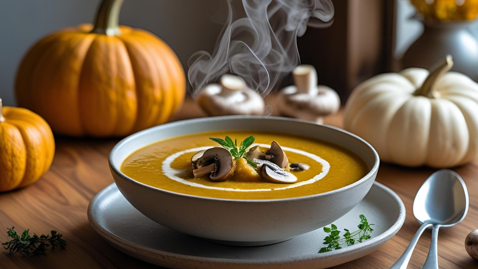  pumpkin mushroom soup 