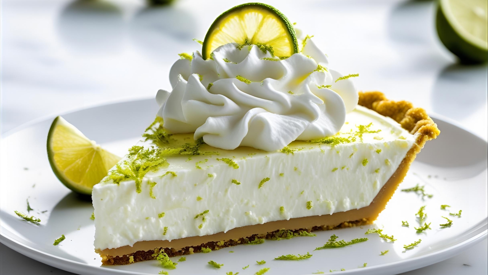 Key Lime Pie with cream charger