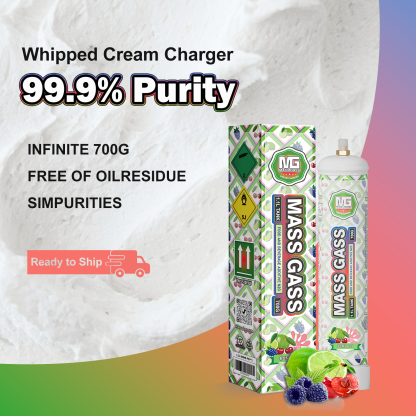 MassGass 1.1L/700g -Bomb Pop Flavor Whipped Nitrous Oxide Cream Chargers
