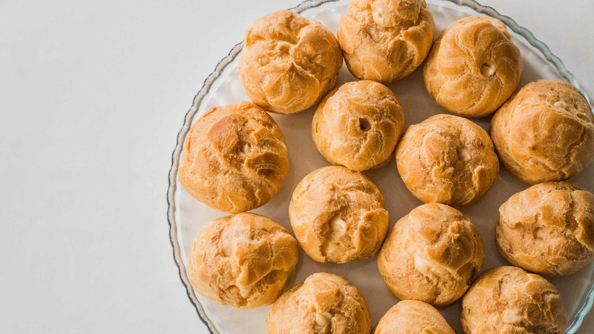 Make the choux pastry shells