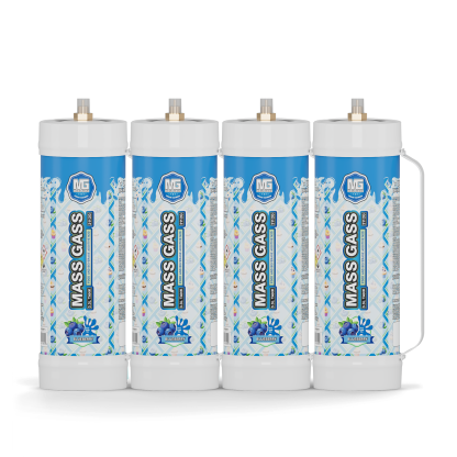 MassGass 3.3L/2112g -Bluberry Flavor Whipped Cream Chargers