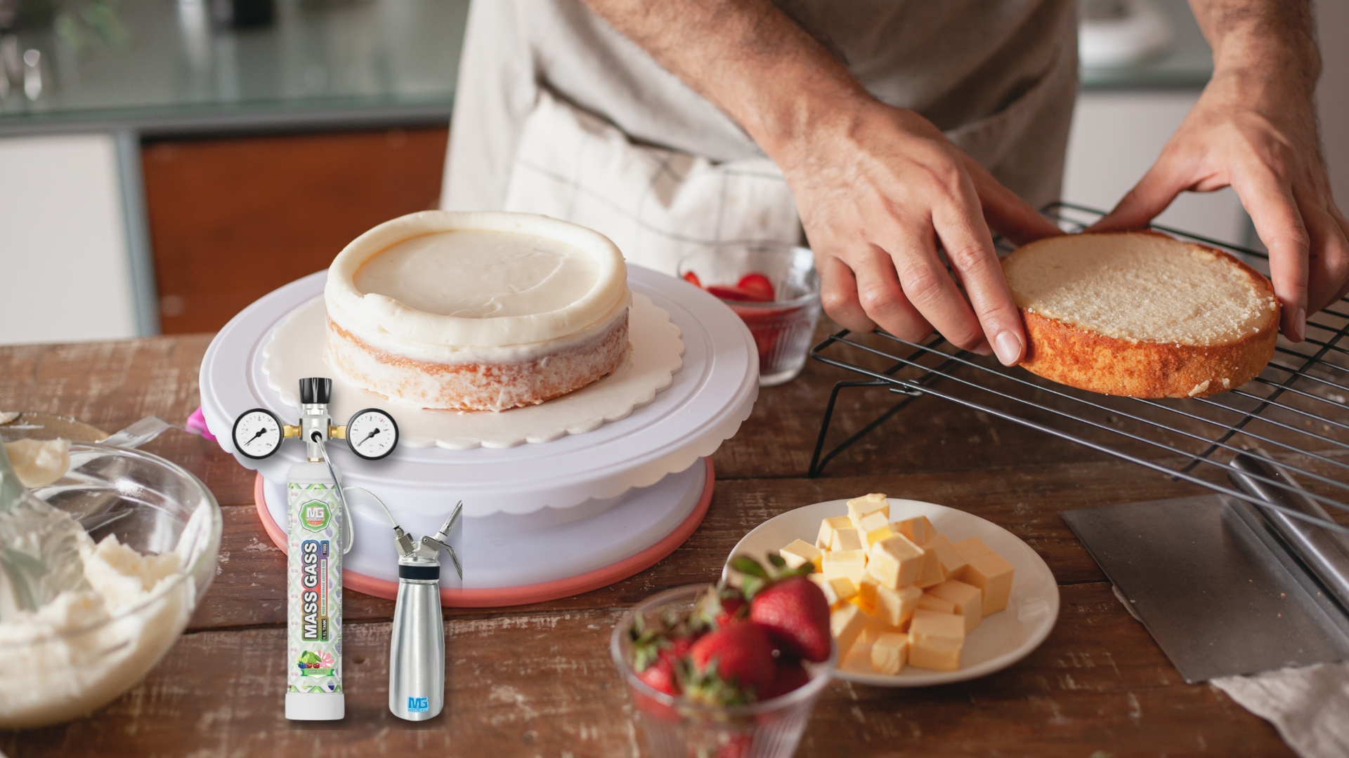 making whipped cream 
