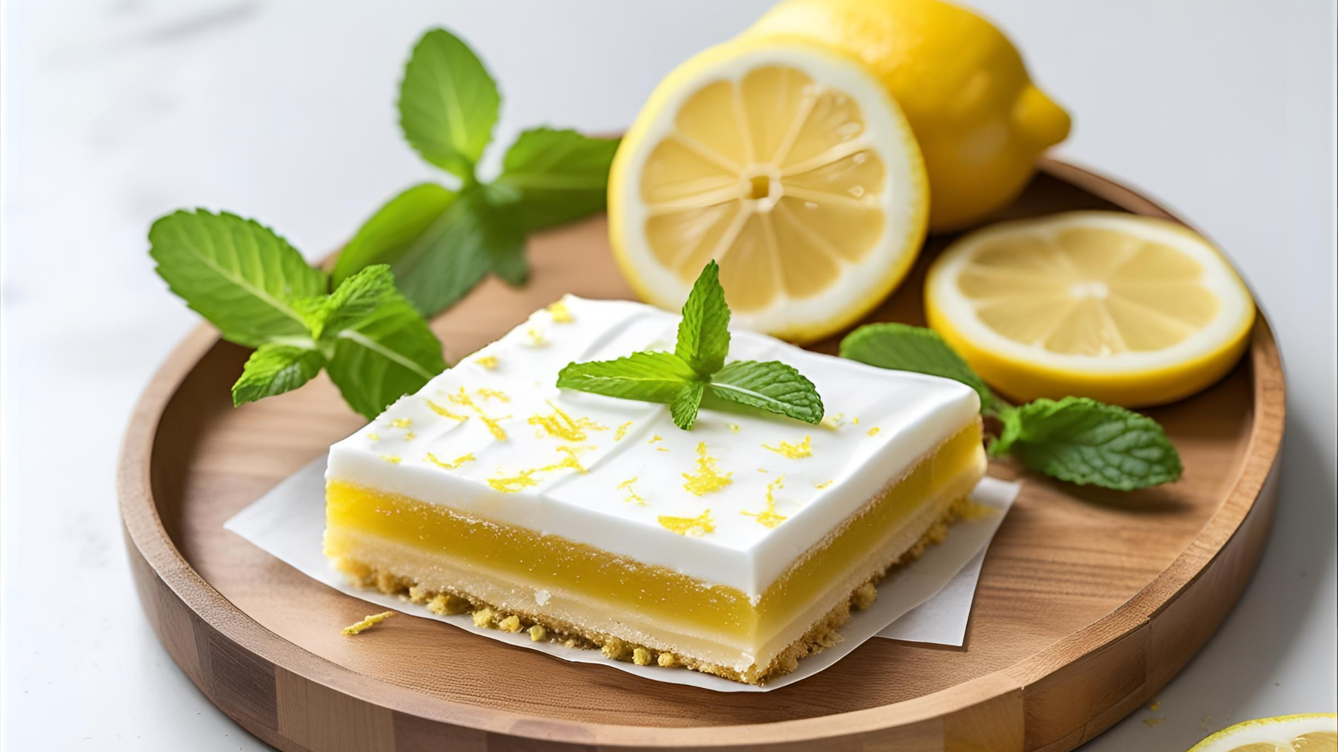 Light & Fluffy Lemon Bars