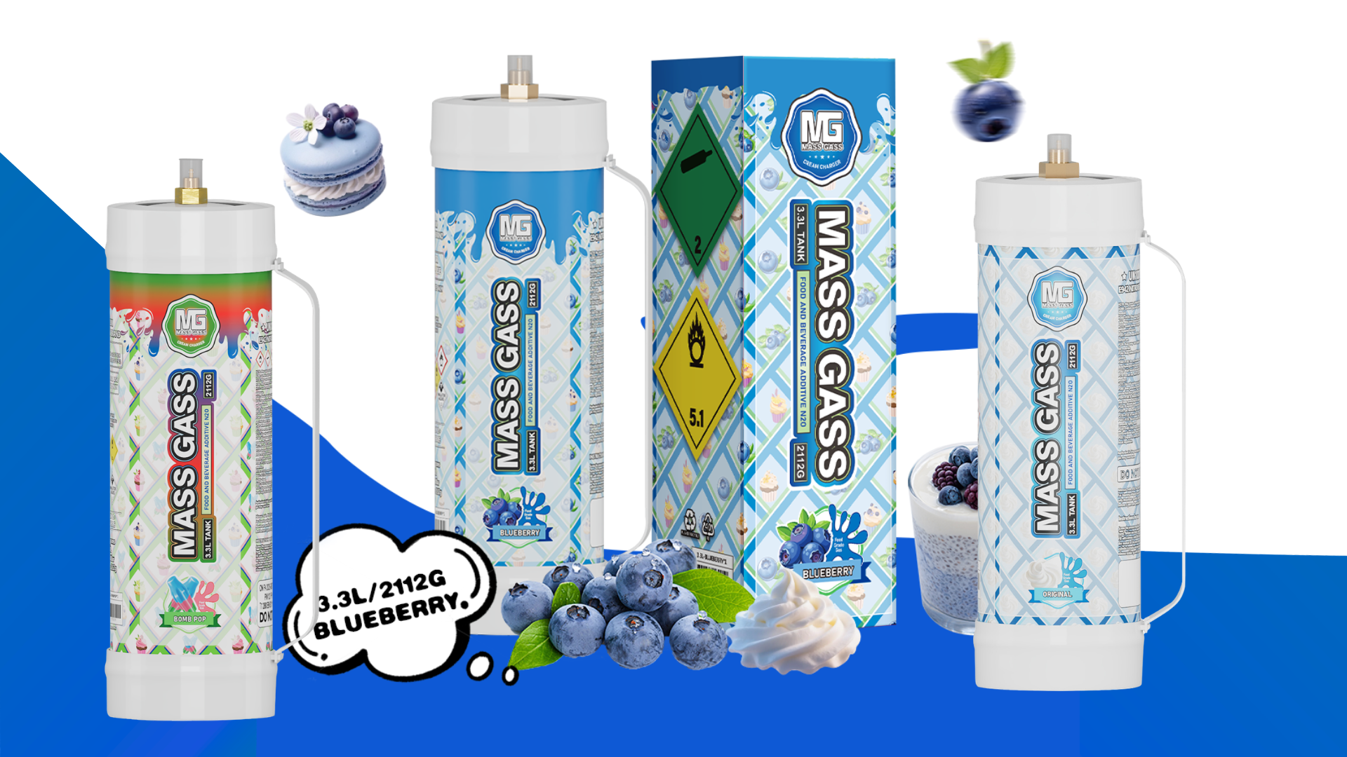 whipped cream charger tank