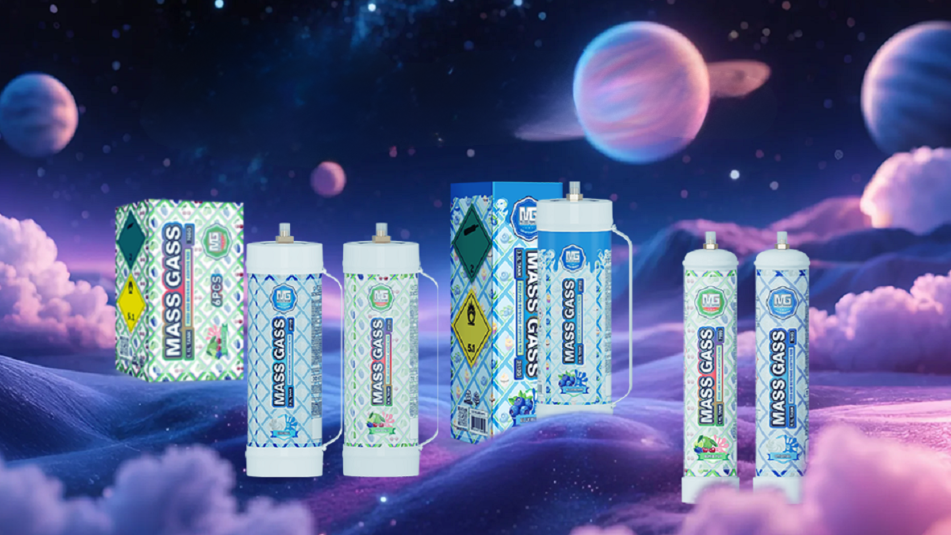 massgass whipped cream charger