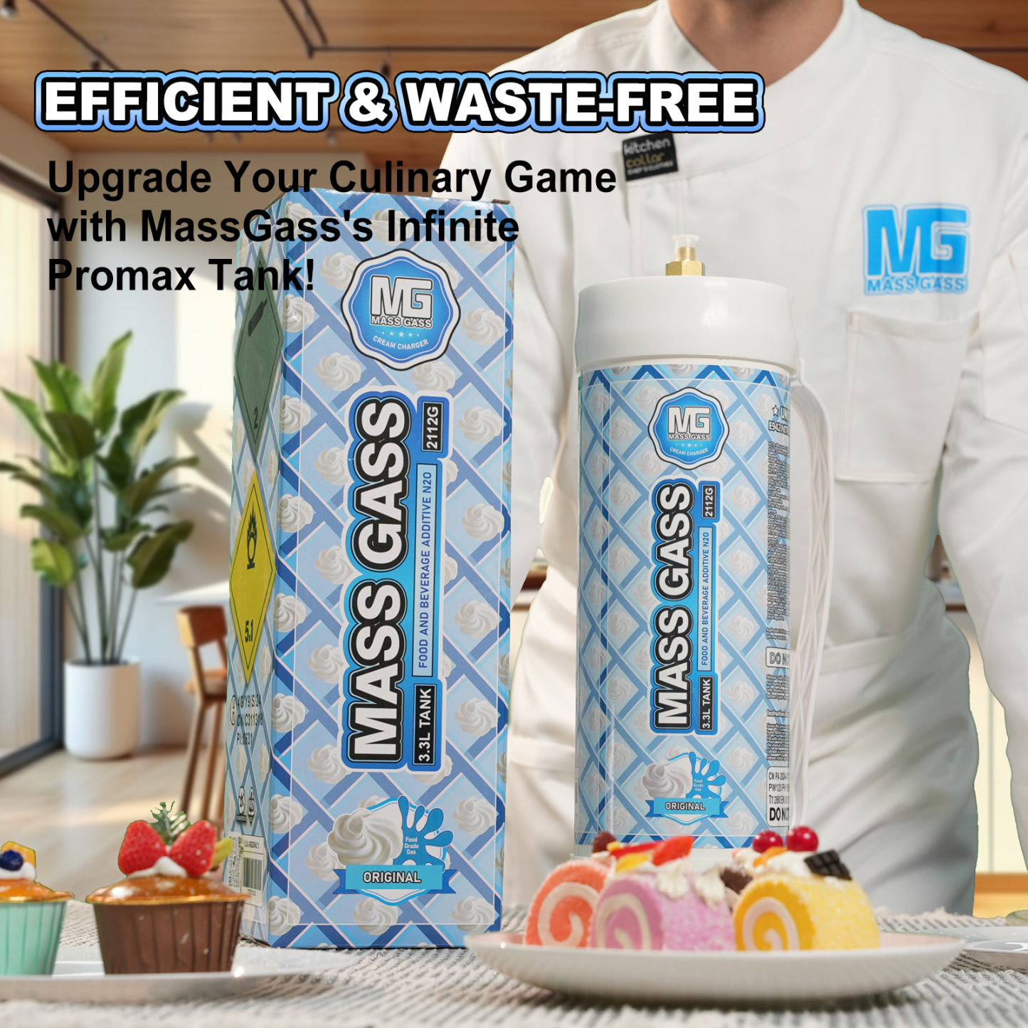 MassGass Original Flavor Whipped Nitrous Oxide Cream Chargers