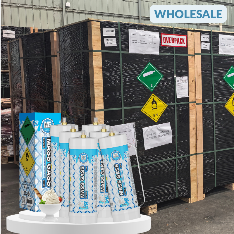 MassGass wholesale cream charger tank,food grade nitrous oxide cylinder