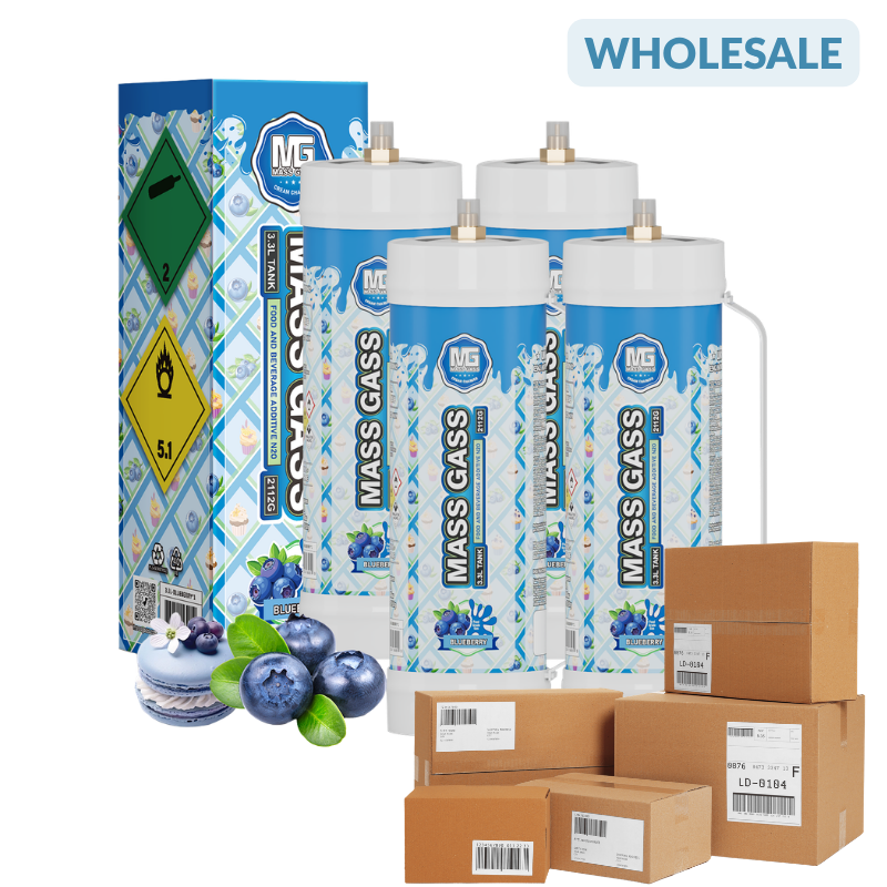 MassGass wholesale cream charger tank,food grade nitrous oxide cylinder