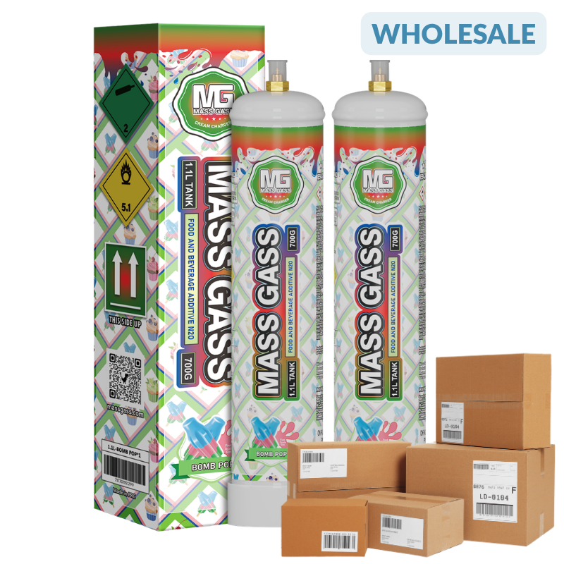 MassGass wholesale cream charger tank,food grade nitrous oxide cylinder