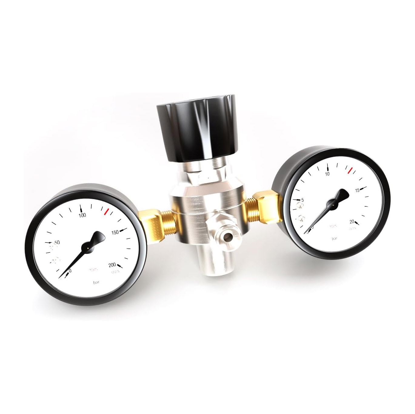 Whipped Cream Pressure Regulator Valve with Upgraded Adapter & Hose Line-MassGass