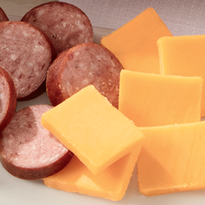 cheese, sausage