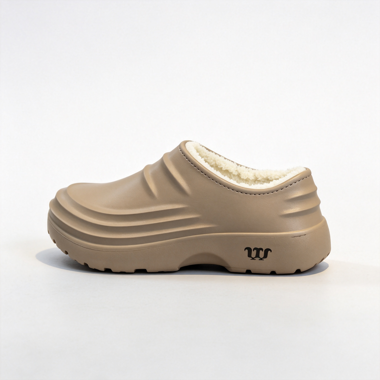 Plush Fleece Lining Rugged Non‑Slip Winter Slip‑On Shoes