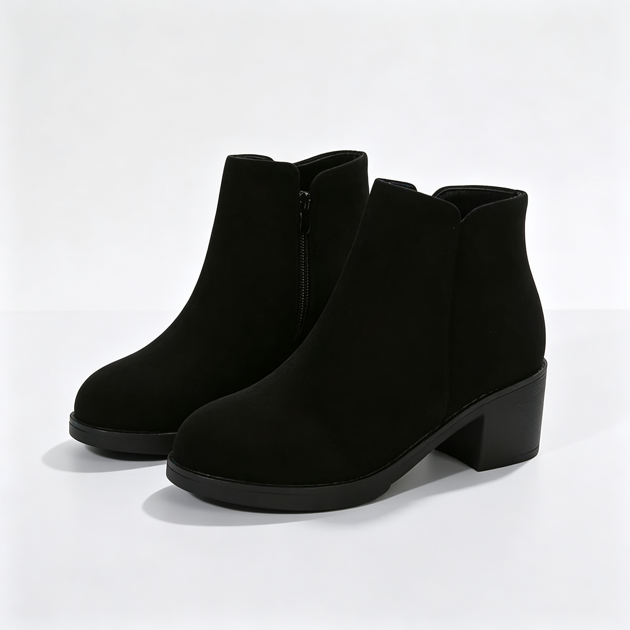 Ankle Boots, Comfort Side‑Zip Chelsea Booties for Casual & Dress Occasions