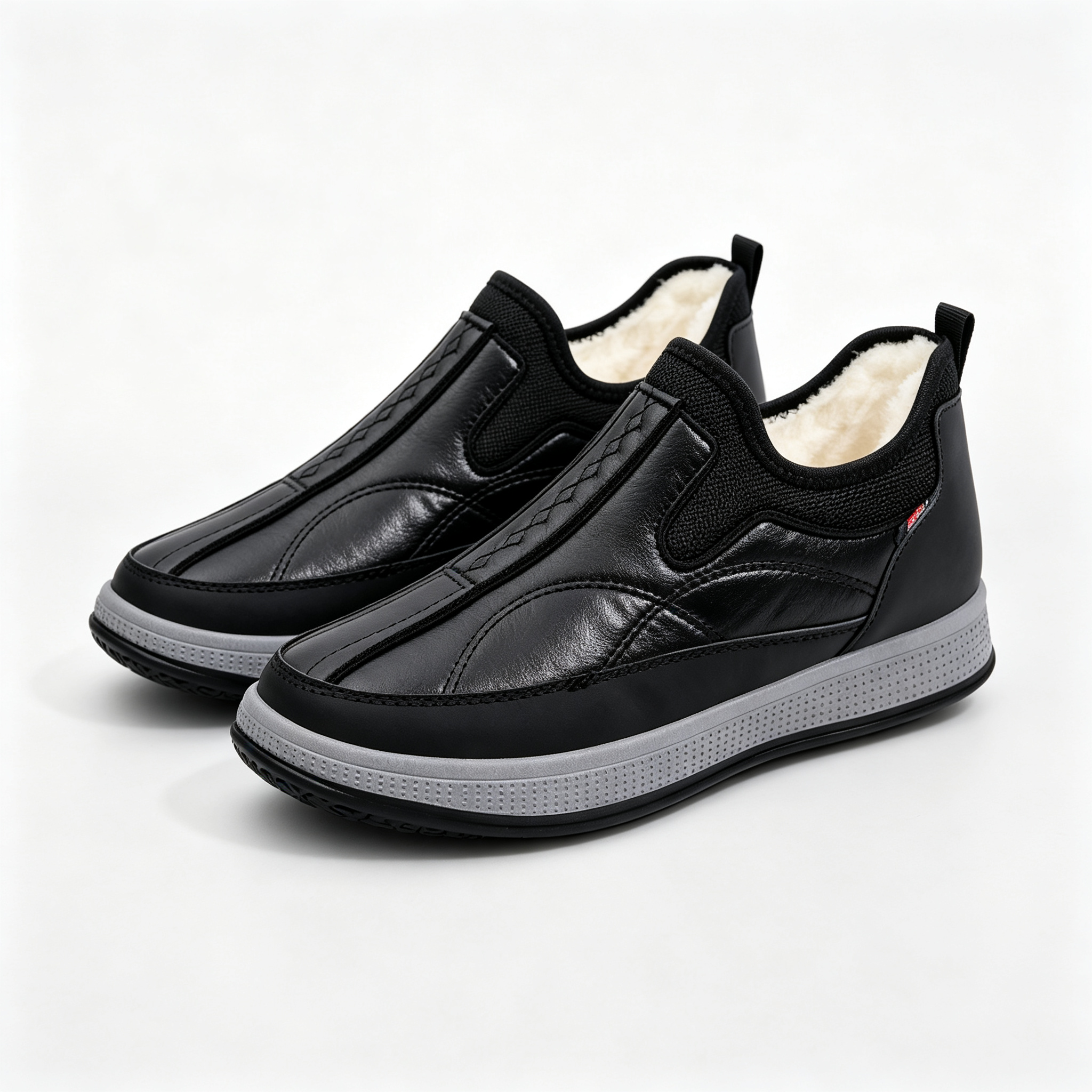 Water‑Resistant Leather Comfort Shoes for Outdoor & Indoor Wear