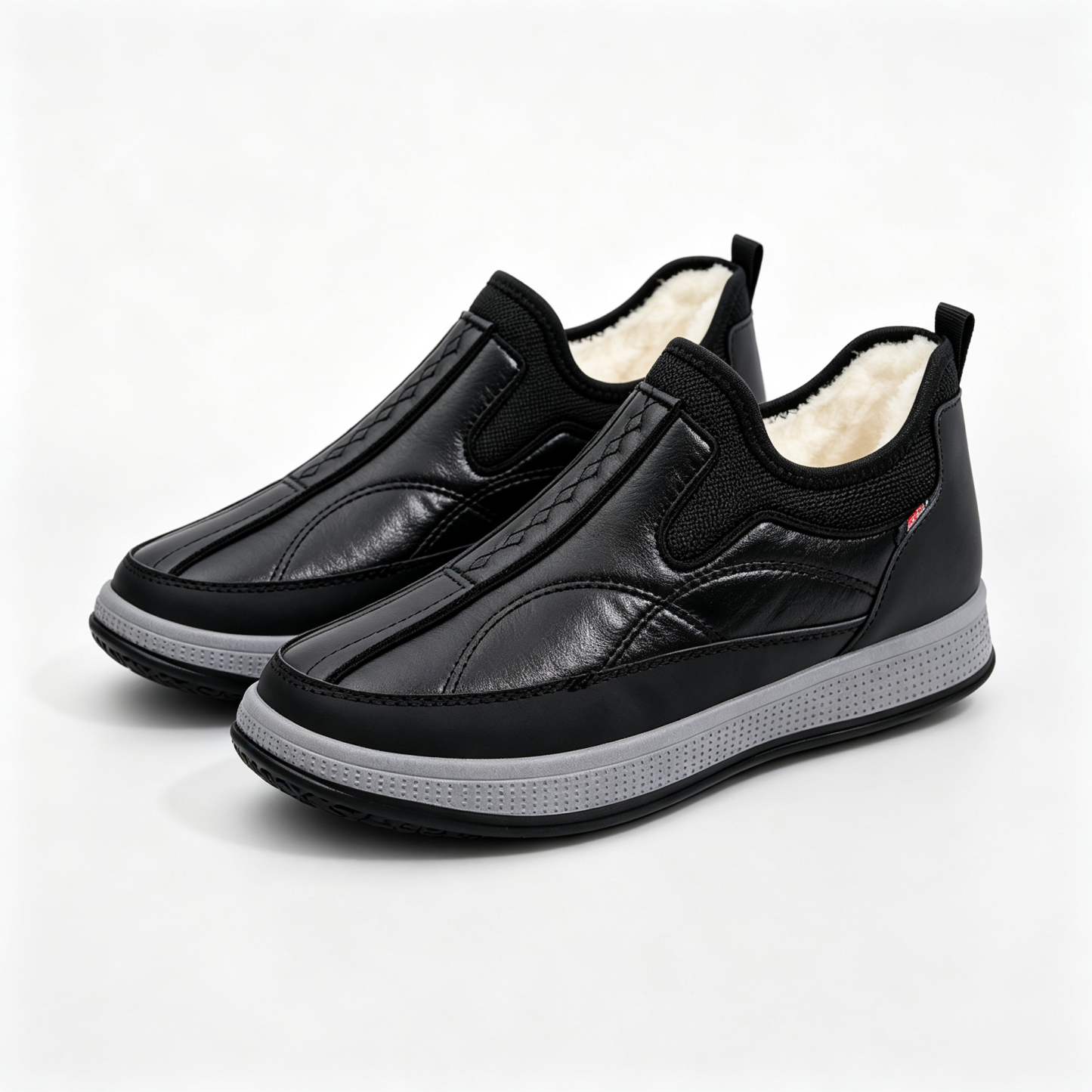 Water‑Resistant Leather Comfort Shoes for Outdoor & Indoor Wear