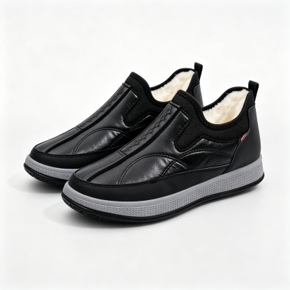 Water‑Resistant Leather Comfort Shoes for Outdoor & Indoor Wear