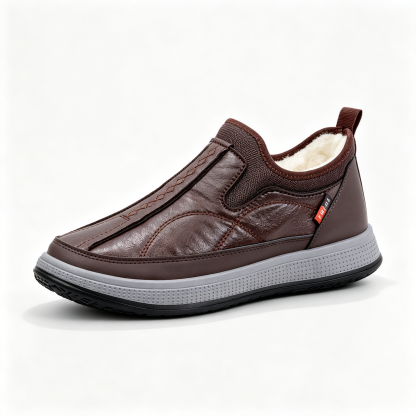 Water‑Resistant Leather Comfort Shoes for Outdoor & Indoor Wear