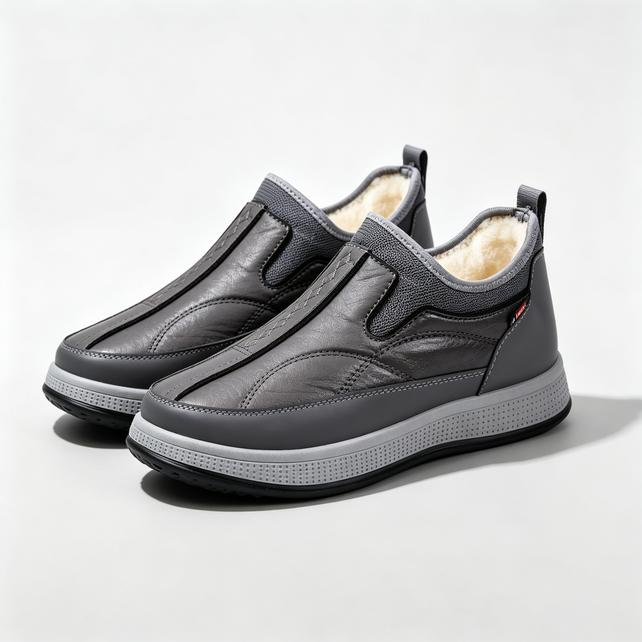 Water‑Resistant Leather Comfort Shoes for Outdoor & Indoor Wear